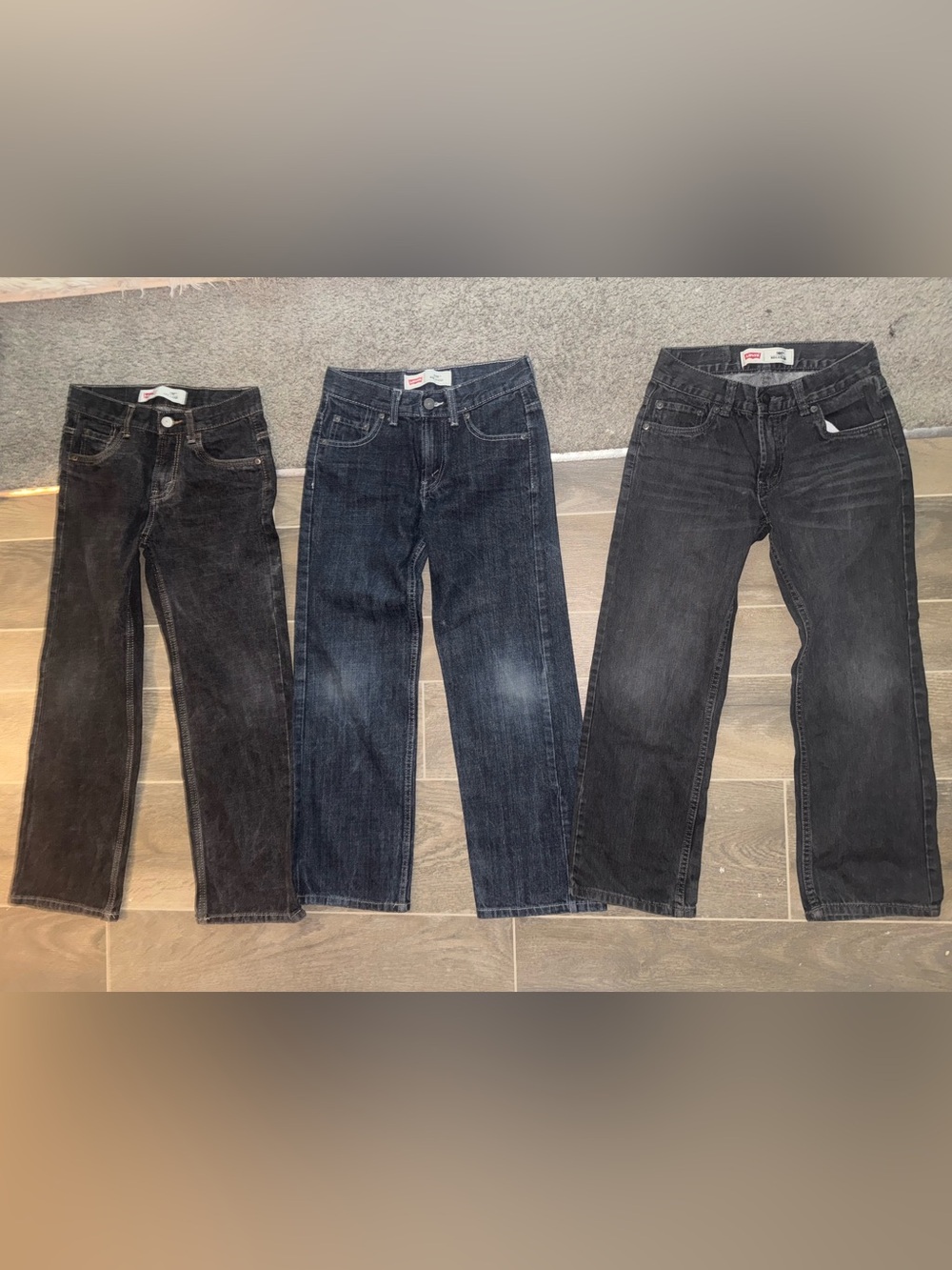 Boys Levi’s Jeans Lot Bundle of 3 Size 10 Reg